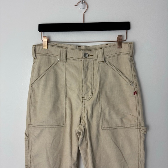 BDG Urban Outfitters Corduroy Carpenter Pants Size 30 Cream - Picture 2 of 11